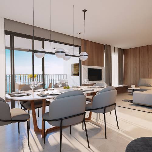 Apartamento mobiliado em Itapema