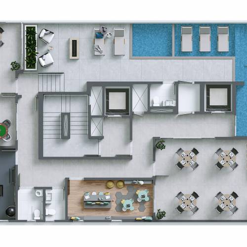 Apartamento mobiliado em Itapema