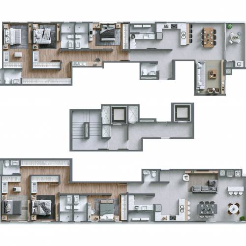Apartamento mobiliado em Itapema